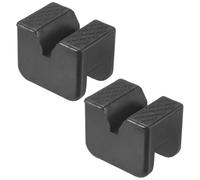 M METERXITY 2-Pack Floor Jack Rubber Pad, Universal Rail Pinch Weld Stand Jack Slotted Pad Adapter for Change Tire/Oil Change, Jack Protector Cushioning Part