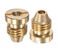 M METERXITY 2-Pack Foam Cannon Orifice Nozzle, 1.3mm Brass Universal Thread Tips for Snow Foam Lance/Garden Hose/Kitchen Cleaners, Sprayer Connector Replacement Nozzles