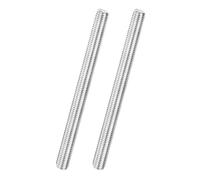 M METERXITY 2-Pack Fully Threaded Rod, M12x150mm 304 Stainless Steel Right Hand Thread Bar Studs for Furniture Anchor Bolts/Clamps/U-Bolts, Metric Threaded Screw