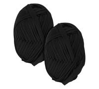 M METERXITY 2-Pack Garden Twine, 98 Feet Stretchy Gardening Tape for Climbing Plants/Tomatoes/Fruit Trees/Gardeners, Green Cloth Plant Ties [Black]