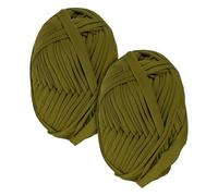 M METERXITY 2-Pack Garden Twine, 98 Feet Stretchy Gardening Tape for Climbing Plants/Tomatoes/Fruit Trees/Gardeners, Green Cloth Plant Ties [Army Green]