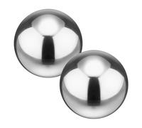 M METERXITY 2-Pack Gazing Globes Ball 4.7 inch Silver