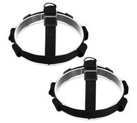 M METERXITY 2-Pack Head Lamp Replacement Strap, Elastic Headlight Strip LED Riding Fixed Multi Light Headlamp Band Lamp Replacement for Flashlight Outdoor Tools [Black, 2.09"/53mm]
