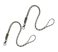 M METERXITY 2-Pack Lanyards for ID Badges, Cyan Green Adjustable Keychain Long Key Neck Lanyard Strap with Lobster Clasp for Man/Woman/Girls/Teacher, ID Holder Folder