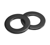 M METERXITY 2-Pack M33 Flat Washers, Metric 60mm OD 5mm Thick 304 Stainless Steel Washers for Bolts Screws Nuts for Automotive/Machinery/Furniture, Flat Metal Washers [Black Galvanized]