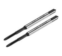 M METERXITY 2-Pack Metric Thread Tap M2x0.4mm HSS TiCN-Coated