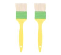 M METERXITY 2-Pack Pastry Brush, Wool Basting Baking BBQ Oil Brush for Cooking/Barbecue/Kitchen [2"]