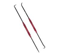 M METERXITY 2 Pack Pick and Hook Set - O-Ring 2in1 Oil Seal Gasket Precision Screwdriver Puller Remover, Sturdy Durable, Apply to Auto Oil Seal (230mm/240mm, Red)