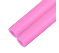 M METERXITY 2-Pack Pipe Insulation Foam Tube, 17 x 2.4(L x OD) Foam Pipe Covers, Pre-Slit Clamp Foam Protection for Padding/Bumper Corner Edge Protection/Handle Water Pipes [Peachblow]