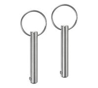 M METERXITY 2-Pack Quick Release Pins, 5/16" [8mm] Diameter, 1.57" [40mm] Usage Length Bimini Top Pin for Shipbuilding/Boat/Trailer, 2.17" [55mm] Total Length 304 Stainless Steel Hardware Pins