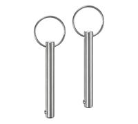 M METERXITY 2-Pack Quick Release Pins, 5/16" [8mm] Diameter, 2.17" [55mm] Usage Length Bimini Top Pin for Shipbuilding/Boat/Trailer, 2.76" [70mm] Total Length 304 Stainless Steel Hardware Pins