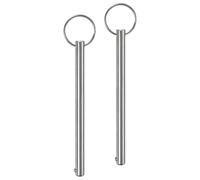 M METERXITY 2-Pack Quick Release Pins, 5/16" [8mm] Diameter, 4.13" [105mm] Usage Length Bimini Top Pin for Shipbuilding/Boat/Trailer, 4.72" [120mm] Total Length 304 Stainless Steel
