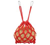 M METERXITY 2-Pack Rabbit Hay Feeder Mesh Bag Polyester, Red
