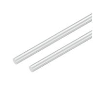 M METERXITY 2-Pack Round Aluminum Rod, 8mm (5/16") Dia 150mm (6") Length 6061 Aluminum Round Rod Solid Lathe Bar Stock Metal Sticks for DIY Crafts Making/Industrial/Construction/Model