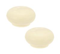 M METERXITY 2-Pack Silicone Pot Lid Covers, 1.1" ID Large Size Pot Lid Top Knob Heat Resistant Handle Caps for Kitchen Cookware, Non-Slip Safe Hold Grip Protectors [Brown, Cat Claw Style]