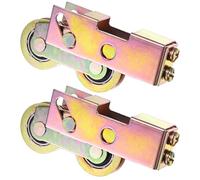 M METERXITY 2-Pack Sliding Patio Door Roller 32mm Steel Adjustable | Ball Bearing, Sturdy, Roller Assembly, Replacement for Sliding Door, Wheel, 1-1/4in