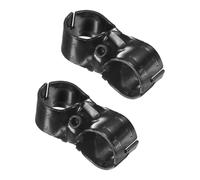 M METERXITY 2-Pack Structural Pipe Connector, Cross Grid Pipe Clamps Steel Pipe Connector for OD 1.1" or 28MM Pipe, Conduit Connectors with Screws