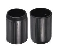 M METERXITY 2 Pack Trekking Pole Tips- Cane Hiking Stick Tip Replacement Walking Sticks Protectors Accessories for Hiking Walking Camping (18mm, Black)