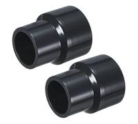 M METERXITY 2-Pack UPVC Reducer Pipe Fitting, DN25x20 Reducing Coupling Connector PVC Straight Pipe Coupling Connector for Water Line [Grey]