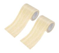 M METERXITY 2-Roll Wood Grain Repair Tape, 2.24in x 15ft Textured Realistic Self-Adhesive Wood Floor Tape Contact Paper for Furniture/Floors/Home [Light Yellow Oak]