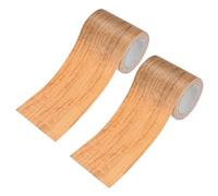 M METERXITY 2-Roll Wood Grain Repair Tape, 2.24in x 15ft Textured Realistic Self-Adhesive Wood Floor Tape Contact Paper for Furniture/Floors/Home [Chestnut Maple]