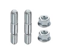 M METERXITY 2-Set Chainsaw Guide Bar Studs & Bar Nuts M8 x 1.25 Thread Manganese Steel Double End Bar Studs for Echo 52/28/59 Chainsaw Flange Bar Studs & Bar Nuts Kit Replacement