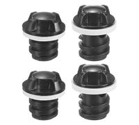 M METERXITY 2-Set Cooler Drain Plug Combo Replacement, Large & Small(Each 2) with Leak-Proof Design for Drain Plugs and Most Coolers Accessories[Black]