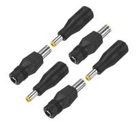 M METERXITY 2 Set DC Connectors Adapter DC 8mm Female to DC 5.5mm x 2.5mm Male & DC 8mm Male to DC 5.5mm Female Copper Connector for Portable Power Station/Solar Generators/Laptops/Solar Panel