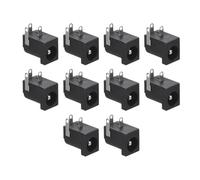 M METERXITY 20-Pack 3 Pin DC-005 Power Jack 5.5 x 2.5mm PCB Mount Female Nickel Plating Process for Media Player/Laptop Socket Jack Plug Female Socket Connector