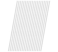 M METERXITY 20-Pack 304 Stainless Steel Solid Round Rod, 4x300mm Metal Solid Shaft Rods for DIY Craft/Model Car/Helicopter Airplane/Metal Working, Lathe Bar Smooth Stock [0.16x11.81IN]
