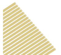 M METERXITY 20-Pack Brass Rod, 1.5mmx300mm H65 Solid Brass Round Rods for Knife Handle Pins Material Knife Making Supplies/Shaft Pins Crafts/Model DIY, Lathe Rivet Dowel Stock Tube