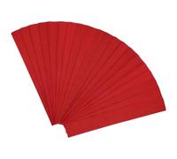 M METERXITY 20-Pack Crepe Paper, 3.3ft x 20 Inch /100 x 50cm Soft Wide Crepe Paper Streamer Sheet, Decorative Craft Streamer for DIY Craft/Flower Making/Decoration [Red]