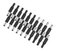 M METERXITY 20-Pack DC Male Connectors, 5.5x2.1mm Pure Copper Core Barrel Connector Plug for Laptop/CCTV Security Cameras/Lighting Power Connector DC Adapter Solder Plug Power Replacement