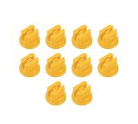 M METERXITY 20-Pack Flat Fan Spray Tip, 110 Degree Plastic Spray Nozzle Tips, 0.2mm Orifice for Agricultural/Garden Hose/Landscaping/Weeder/Cleaner/Cooling Sprayer Nozzles [Yellow]