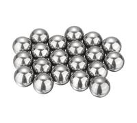 M METERXITY 20-Pack Stainless Steel Bearing Balls, 15mm G100 Metal Precision Balls for Paint Mixing/Bicycle Bearing/DIY Crafts