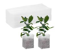 M METERXITY 200-Pack Nursery Growing Bags, 7.9" x 7.1" Non-Woven Plant Nursery Bags, Fabric Seeding Pots Pouch for Seed Starting/Soil Transplant/Home Garden Supply [White]