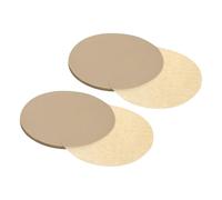 M METERXITY 200-Pack Parchment Paper Rounds Baking Sheets, 5.91inch/150mm Double-Sided Silicone Paper Non Stick Parchment Circles for Baking/Cake/Toaster Oven [Unbleached]