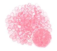 M METERXITY 200-Pack Sparkling Glow in the Dark Rocks, 0.79" Resin Outdoor Garden Decorations Luminous Pebbles Stones for Garden Plants/Aquarium/Backyard Path, Aquarium Gravel [Red]