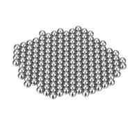 M METERXITY 200-Pack Stainless Steel Bearing Balls, 6mm G100 Metal Precision Balls for Paint Mixing/Bicycle Bearing/DIY Crafts