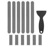 M METERXITY 24 PCS Anti Slip Shower Stickers Gray Bathtub Non-Slip Stickers Safety Bathtub Strips Adhesive Decals with Scraper for Shower/BathTub/Stairs Steps/Floor/Ladders