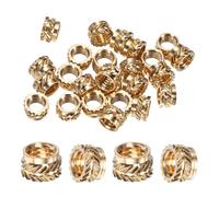 M METERXITY 25-Pack Threaded Inserts - M6 x 5mm L x 8mm OD Brass Heat Set Insert Nuts, for 3D Printing Components/Plastic Parts/Miniature Electronics Female Metric Knurled Nuts