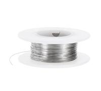 M METERXITY 28 Gauge Stainless Steel Craft Wire, 0.3mm 40m Bendable Floral Snare Wire for Jewelry Making/Sculpting/Armature Crafting/Floral Bonsai/DIY Crafts