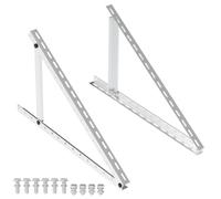 M METERXITY 28 Inch Solar Panel Mounting Brackets Kit, Adjustable Solar Panel Tilts Mount Brackets Aluminum Alloy Portable Stand Support 100W-200W for Roof/RV/Boat/Off-Grid/Wall