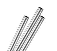 M METERXITY 3-Pack 300mm 304 Stainless Steel Tube, 1mm OD 0.2mm Wall Thickness Seamless Stainless Steel Tubing for Construction/Machining/DIY Crafting, Metal Straight Pipe [0.04x0.01x11.8IN]