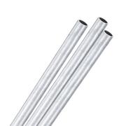 M METERXITY 3-Pack 300mm 6063 Aluminum Round Tube, 4mm ID 5mm OD Seamless Aluminum Tubing for Construction/Machining/DIY Crafting, Metal Straight Pipe [0.16"x0.2"x12"]