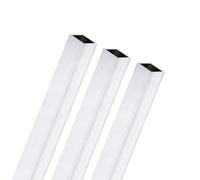 M METERXITY 3-Pack 300mm 6063 Aluminum Square Tube, 6x6mm Outer Width 1mm Wall Thick Seamless Aluminum Tubing for Frame Construction/Machining/DIY Crafting, Metal Straight Pipe