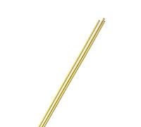 M METERXITY 3-Pack 300mm Brass Round Tube, 2mm OD 0.2mm Wall Thickness H65 Brass Seamless Tubing for Construction/Machining/DIY Crafting, Metal Straight Pipe [0.08x0.01x11.8IN]