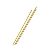 M METERXITY 3-Pack 300mm Brass Round Tube, 3.5mm OD 0.5mm Wall Thickness H65 Brass Seamless Tubing for Construction/Machining/DIY Crafting, Metal Straight Pipe [0.14x0.02x12IN]