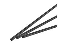 M METERXITY 3-Pack Carbon Fiber Rods, 400mm Length 3.5mm Dia Carbon Fiber Solid Matte Pole for RC Airplane/DIY Craft/Scale Model Kite Wing Tube [15.75 x 0.13IN]