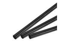 M METERXITY 3-Pack Carbon Fiber Rods, 400mm Length 6mm Dia Carbon Fiber Solid Matte Pole for RC Airplane/DIY Craft/Scale Model Kite Wing Tube [15.75 x 0.23IN]